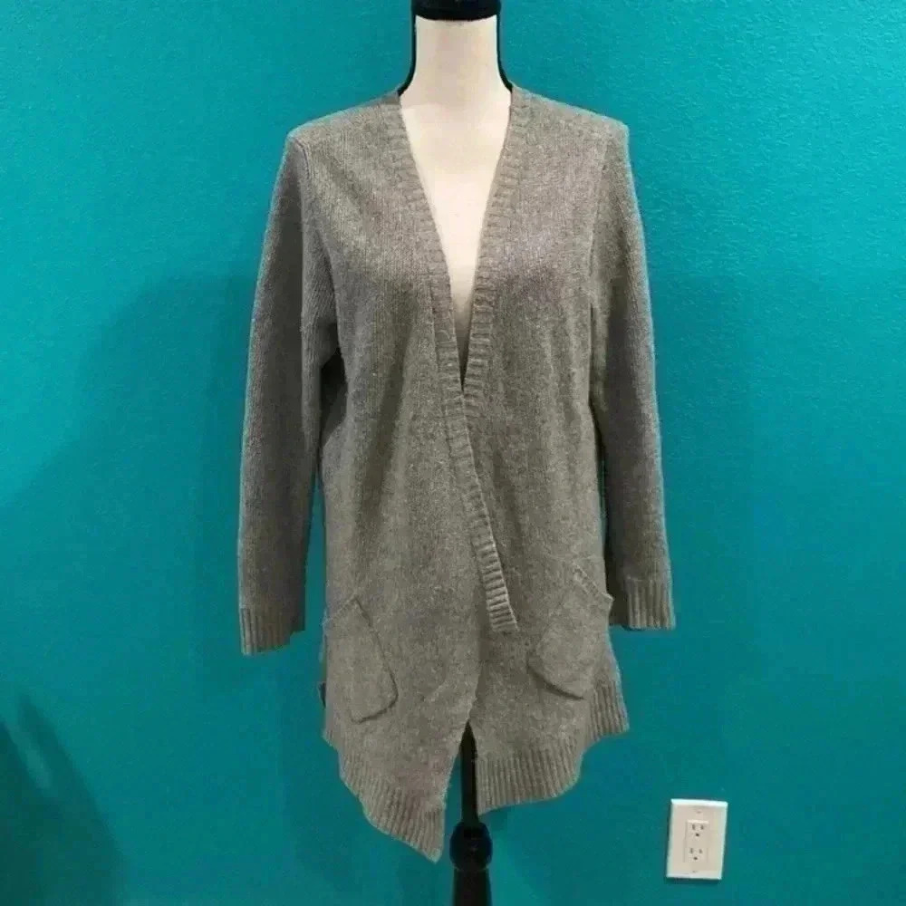 Eileen Fisher Gray cardigan in size L